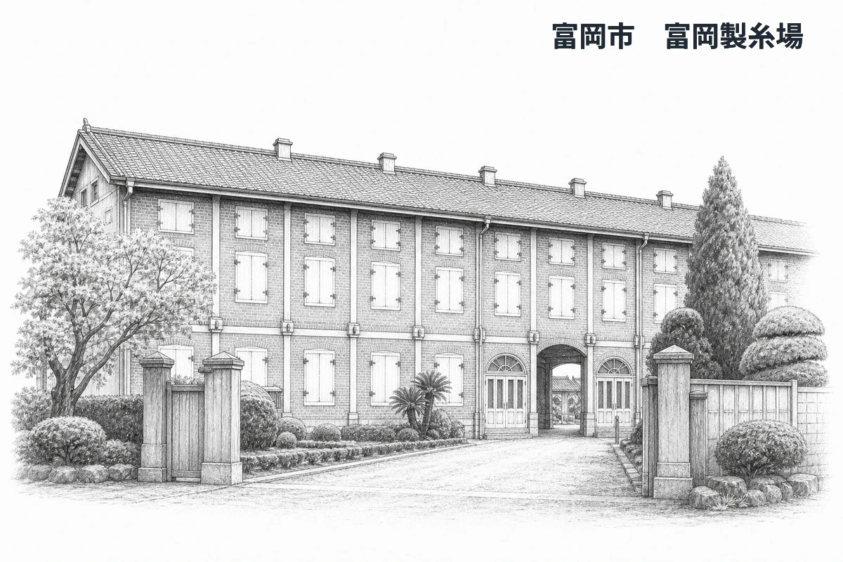 群馬県の学習イラスト