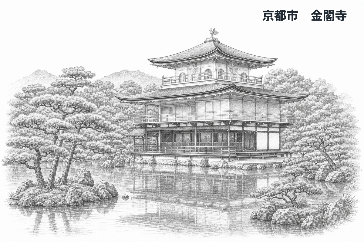 京都府の学習イラスト