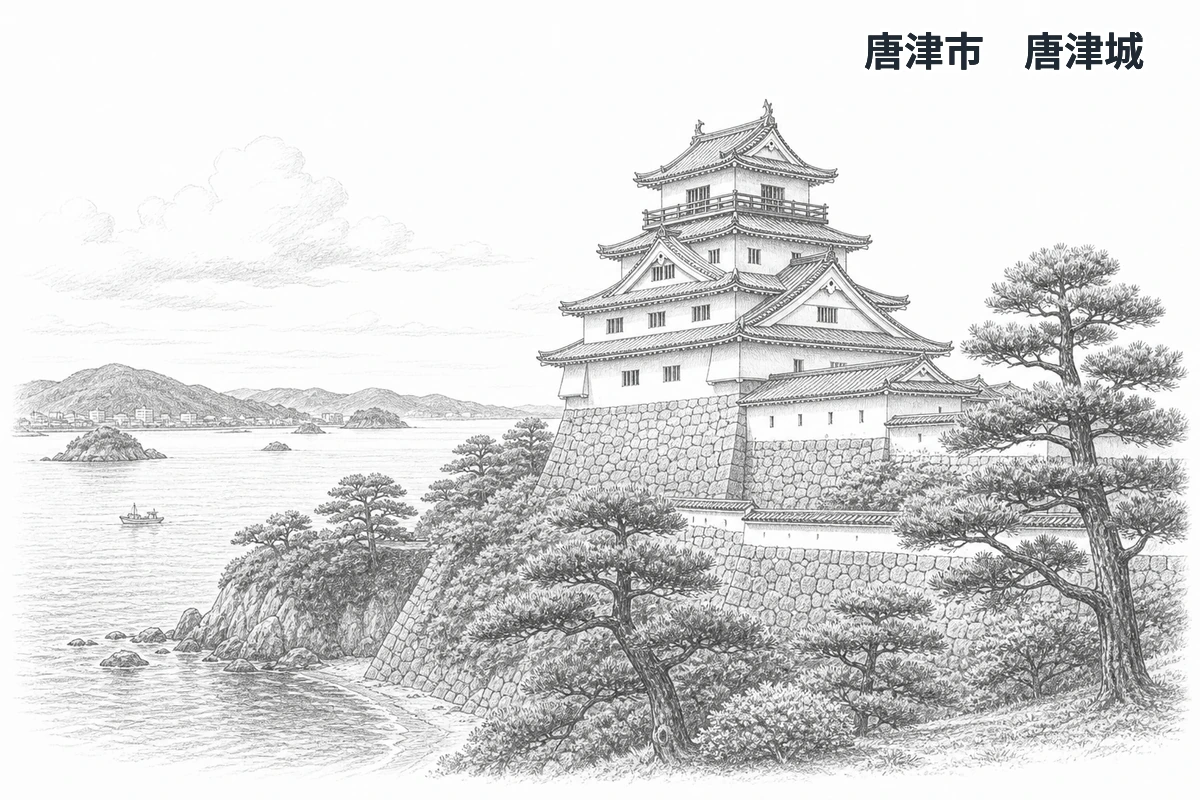 佐賀県の学習イラスト