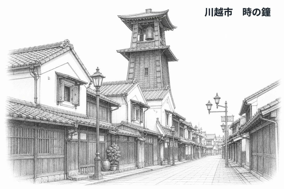 埼玉県の学習イラスト