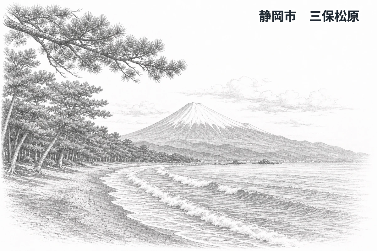 静岡県の学習イラスト