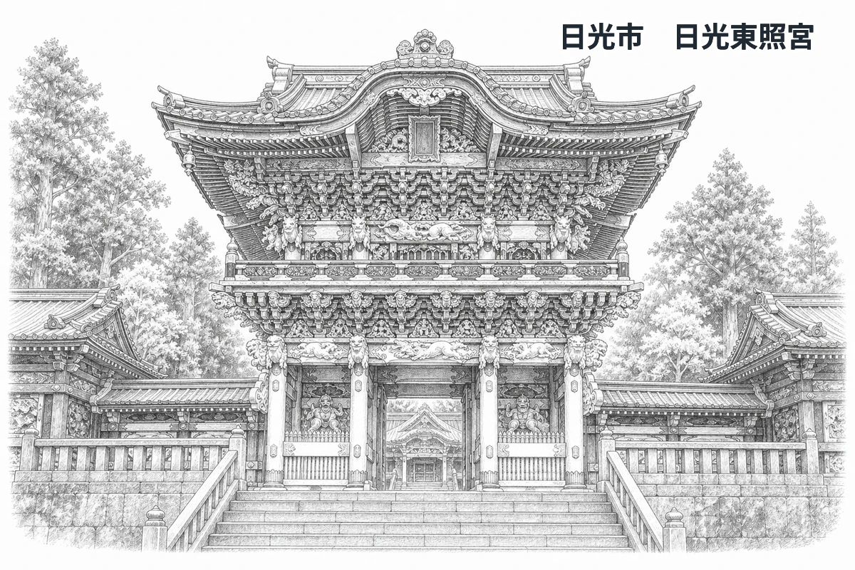 栃木県の学習イラスト